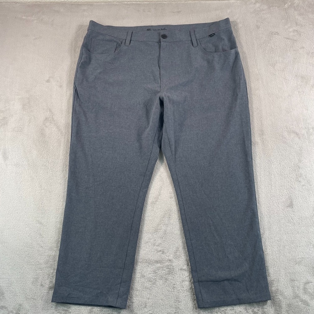 Travis Mathew Open To Close Golf Pants Men 40x26.5 Gray Performance Stretch NWOT